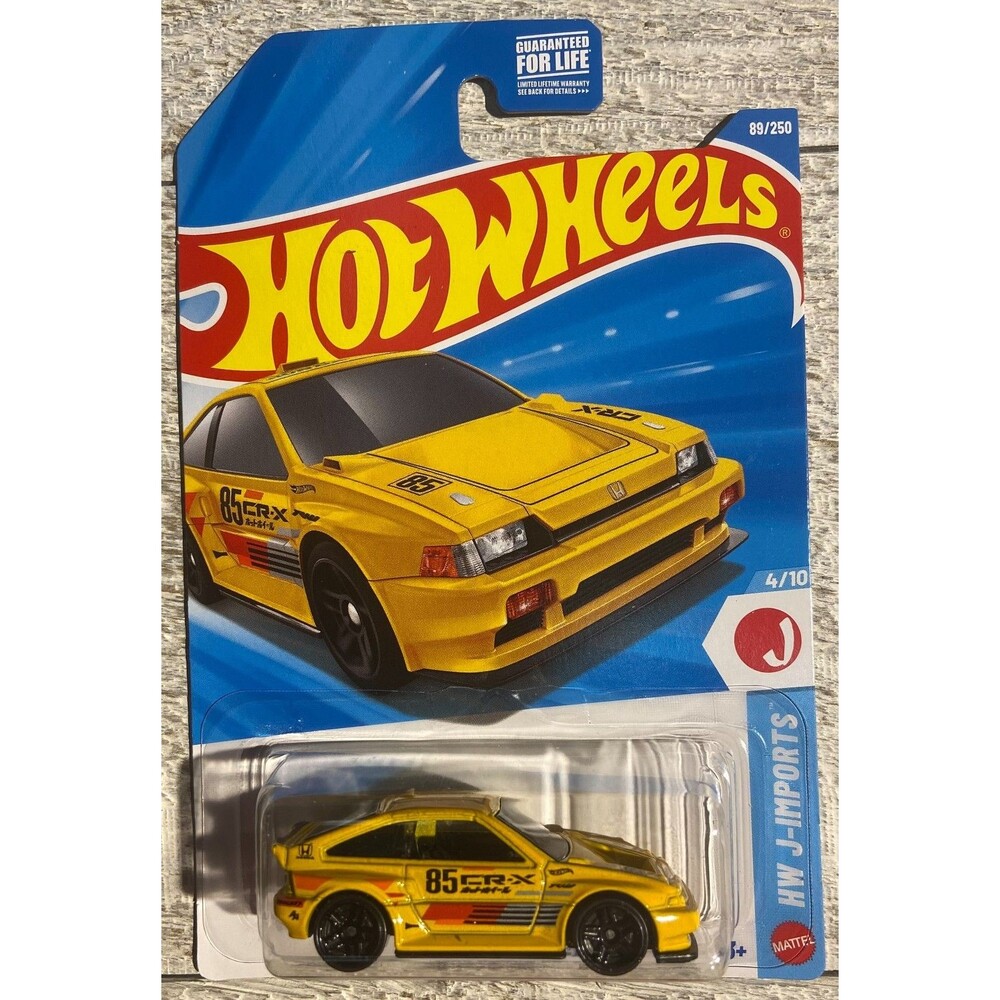 2026 Hot Wheels #89 1985 Honda CR-X YELLOW